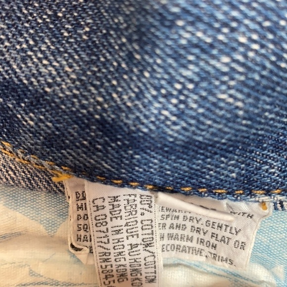 Vintage Freego Oversized & Embellished Jean Jacket - Picture 9 of 9